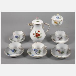 Meissen Mokka-Restservice "Blume 1"