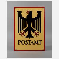 Emailleschild Postamt111