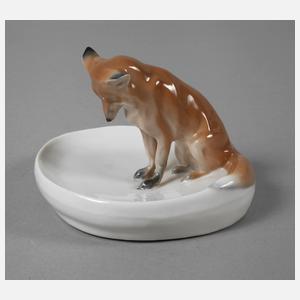 Meissen "Fuchs auf Schale"