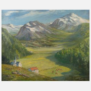 Arthur Krause-Carus, Hochgebirgslandschaft