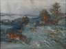 Max Ostrý, Winterlandschaft