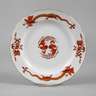 Meissen Wandteller "Roter Reicher Drache"