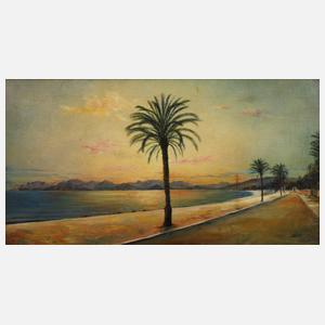 C. Stevens, Seepromenade in Cannes