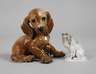 Rosenthal zwei Hunde