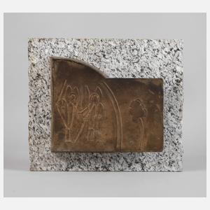 Karl Knappe, Bronzerelief