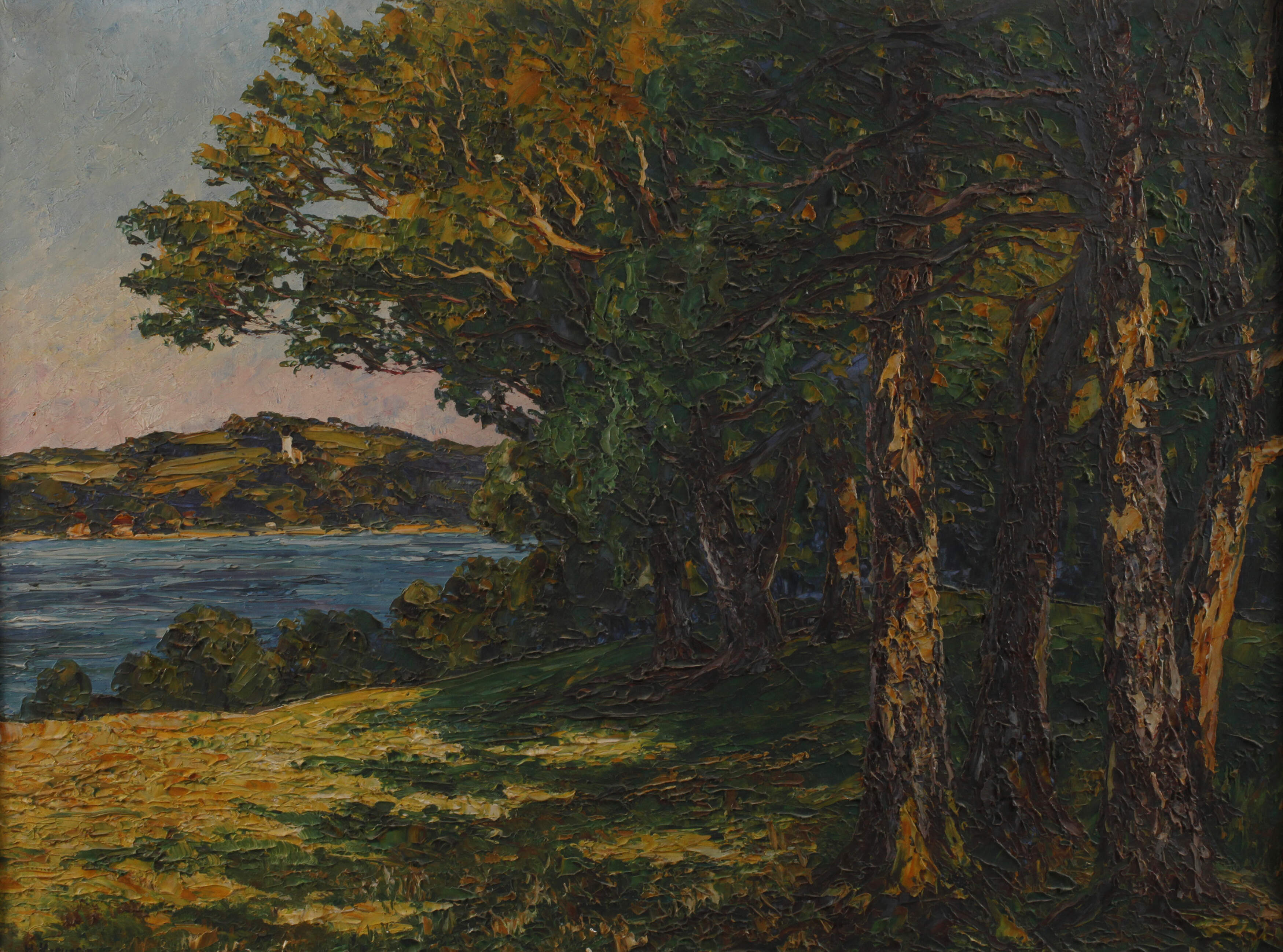 Hugo Kreyssig, "Waldrand am Starnbergersee"