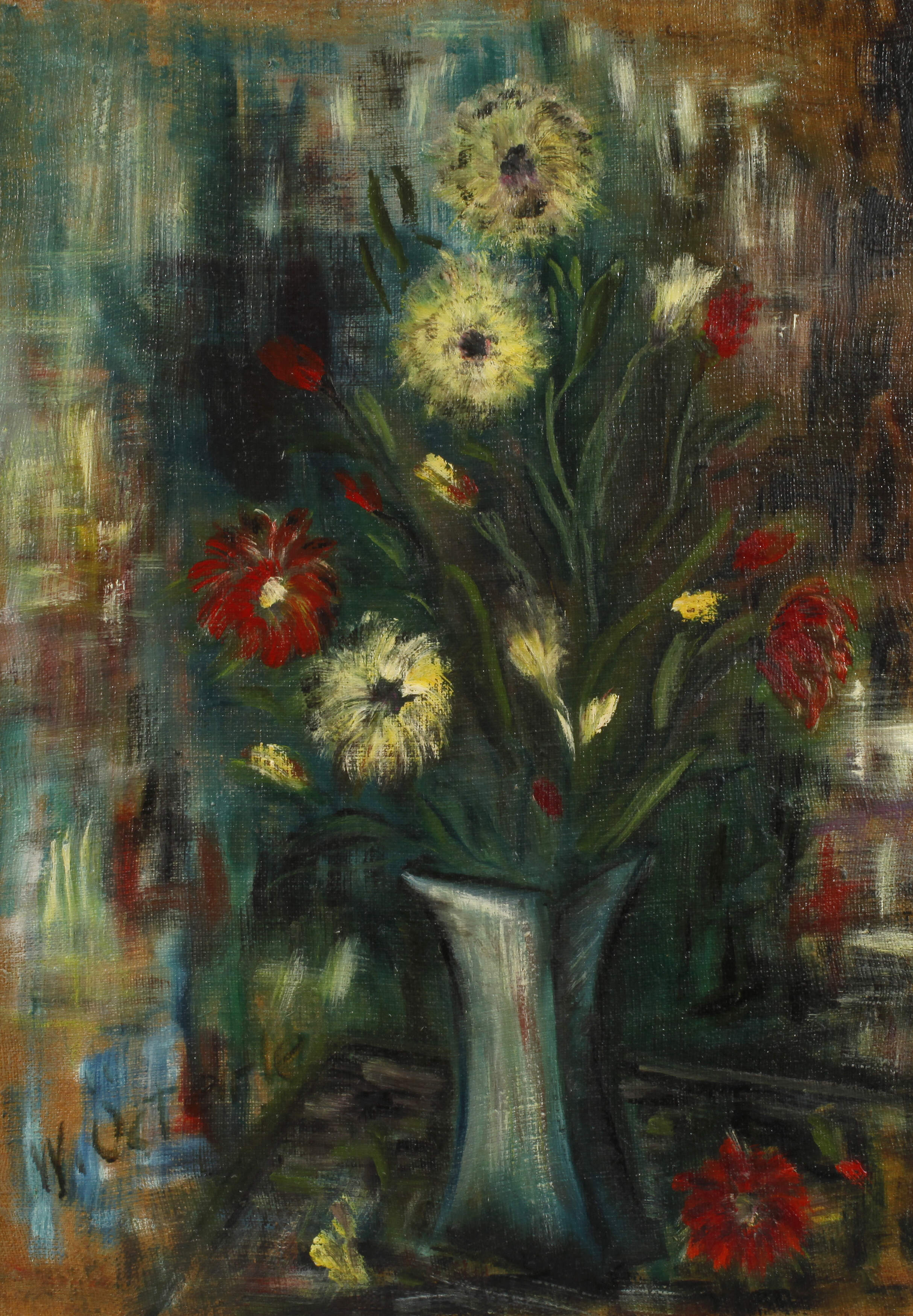 Walter Österle, Blumenstillleben