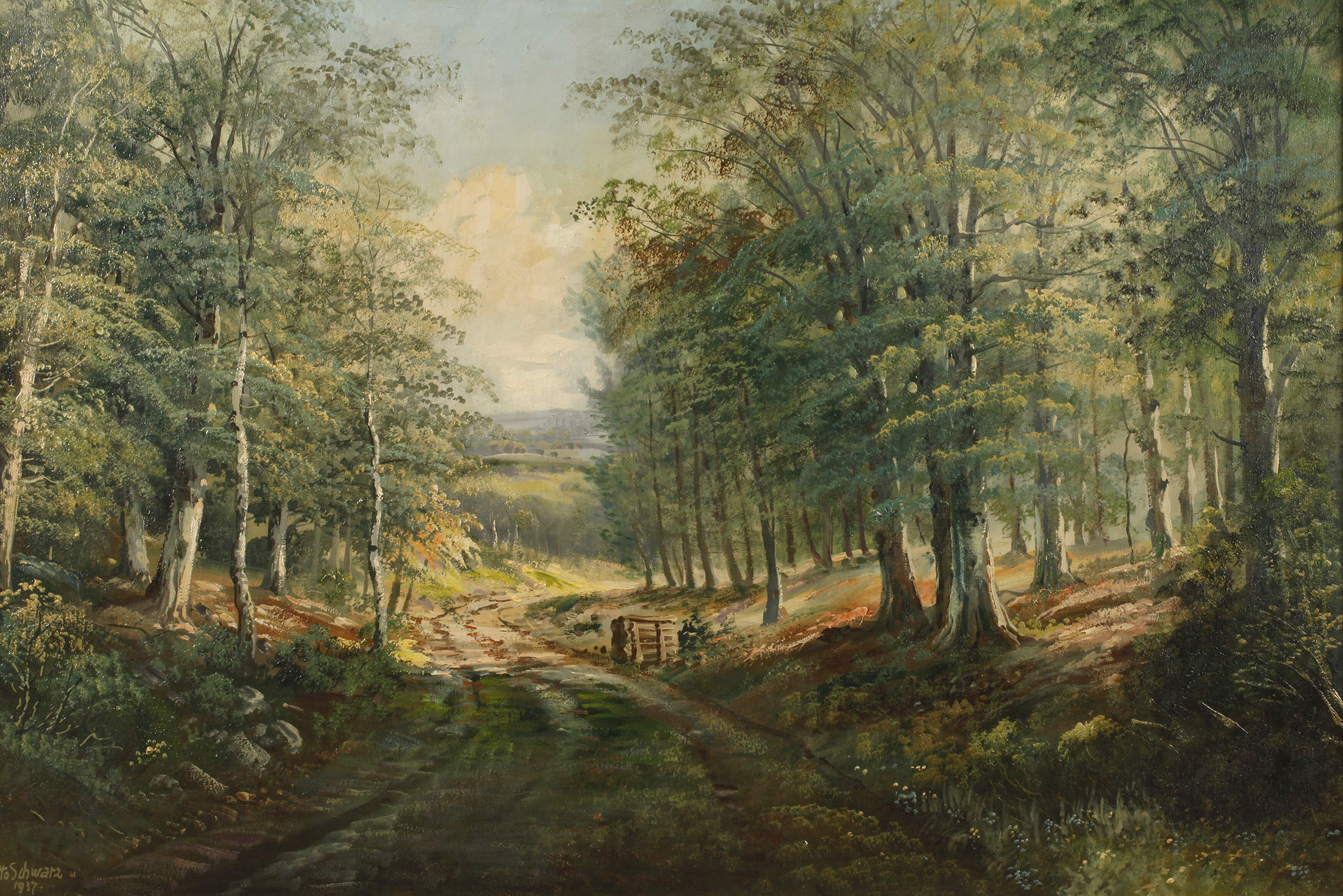 Otto Schwarz, Waldweg