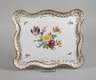 Meissen Prunktablett "Blume mit Schmetterling"