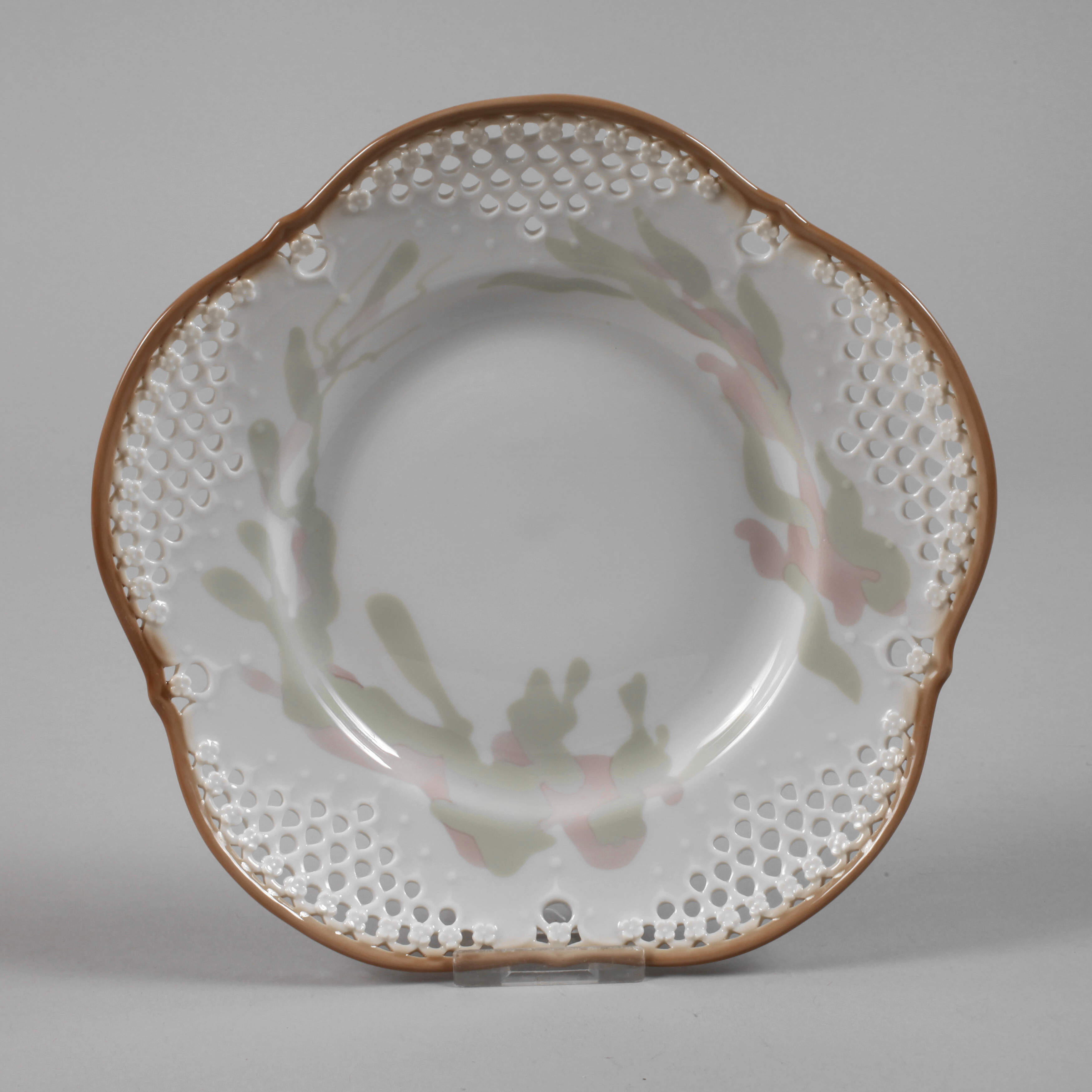 Meissen kleiner Durchbruchteller "Floral"