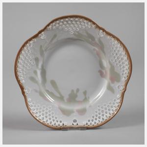 Meissen kleiner Durchbruchteller "Floral"