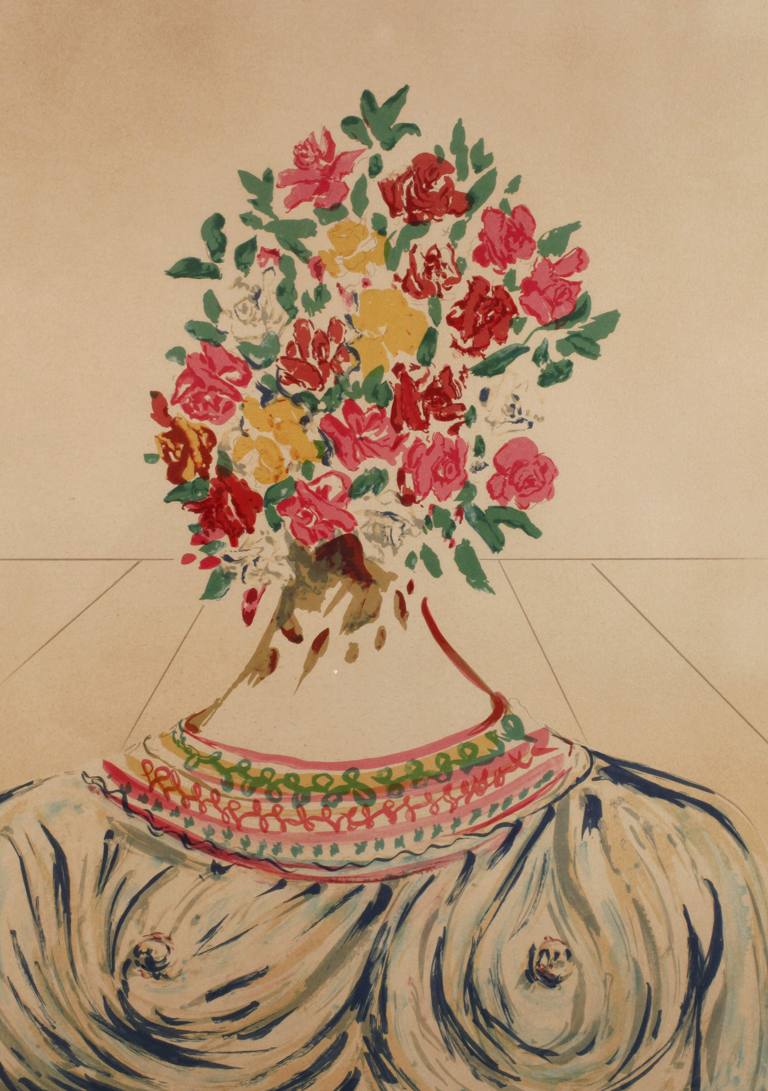 Salvador Dali, "Gala en fleurs"