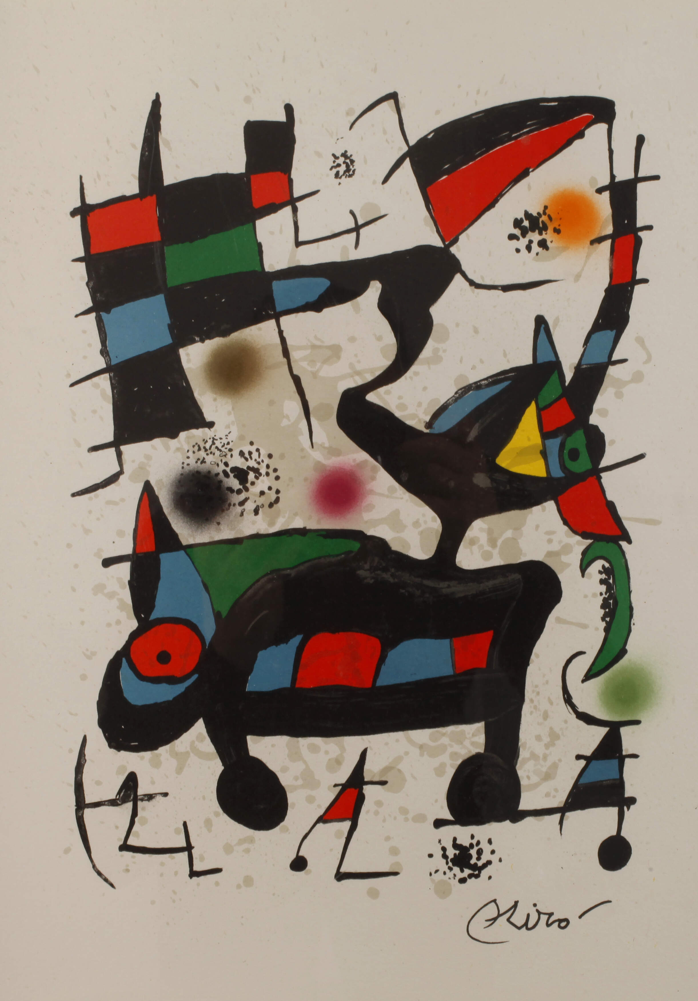 Joan Miró, Abstrakte Komposition