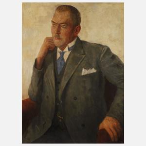 Walter Leutheuser, attr., Portrait Georg Waldvogel