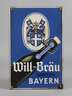 Emailleschild Will-Bräu