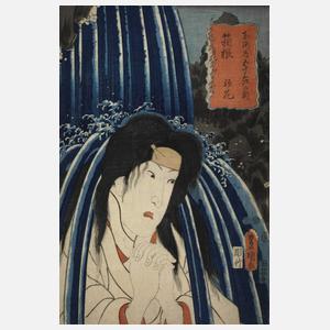 Farbholzschnitt Utagawa Kunisada (Toyokuni III.)