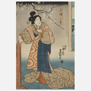 Farbholzschnitt Utagawa Kunisada (Toyokuni III.)