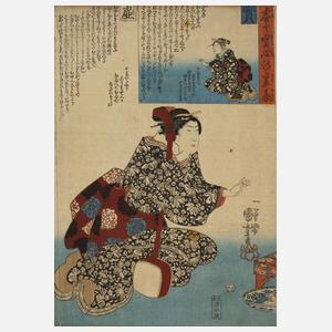 Farbholzschnitt Utagawa Kunisada (Toyokuni III.)