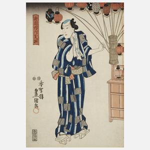 Farbholzschnitt Utagawa Kunisada (Toyokuni III.)