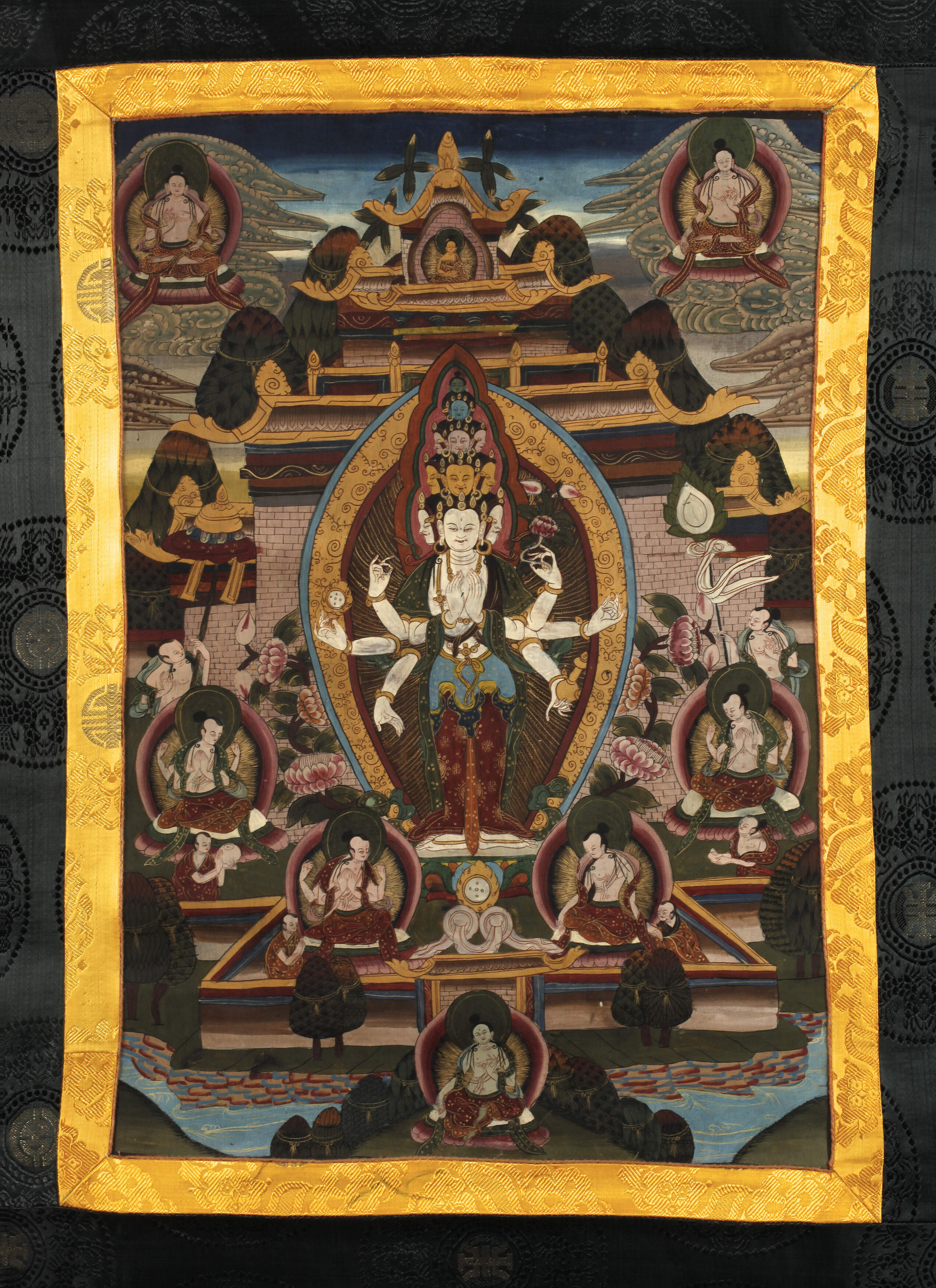 Thangka Die Barmherzigkeit