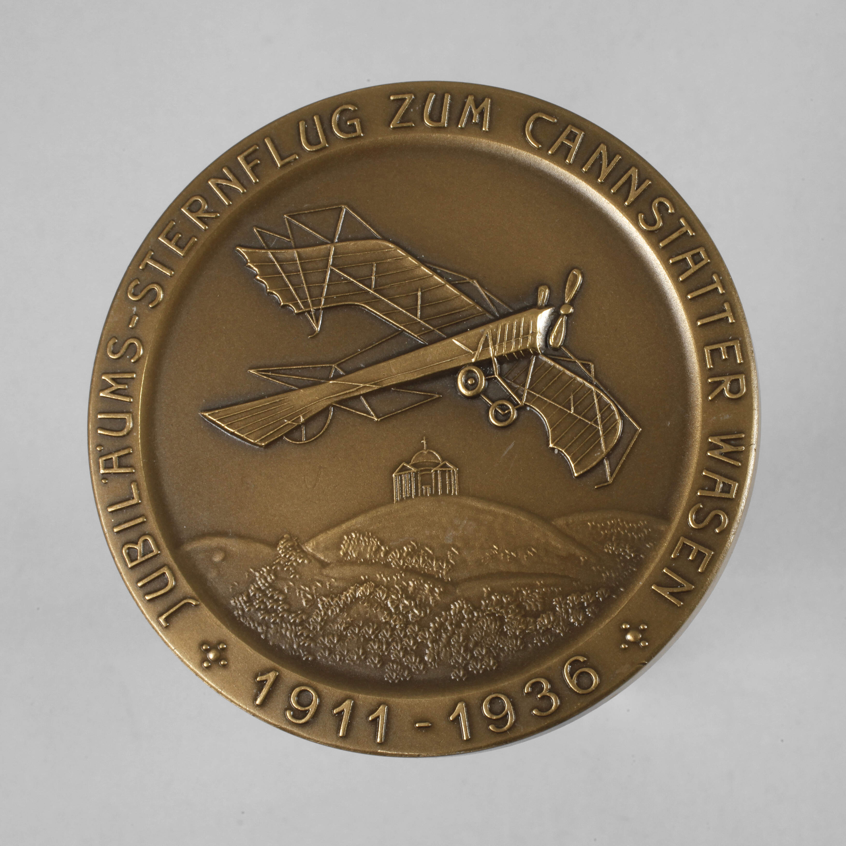 Medaille Sternflug zum Cannstatter Wasen 1936