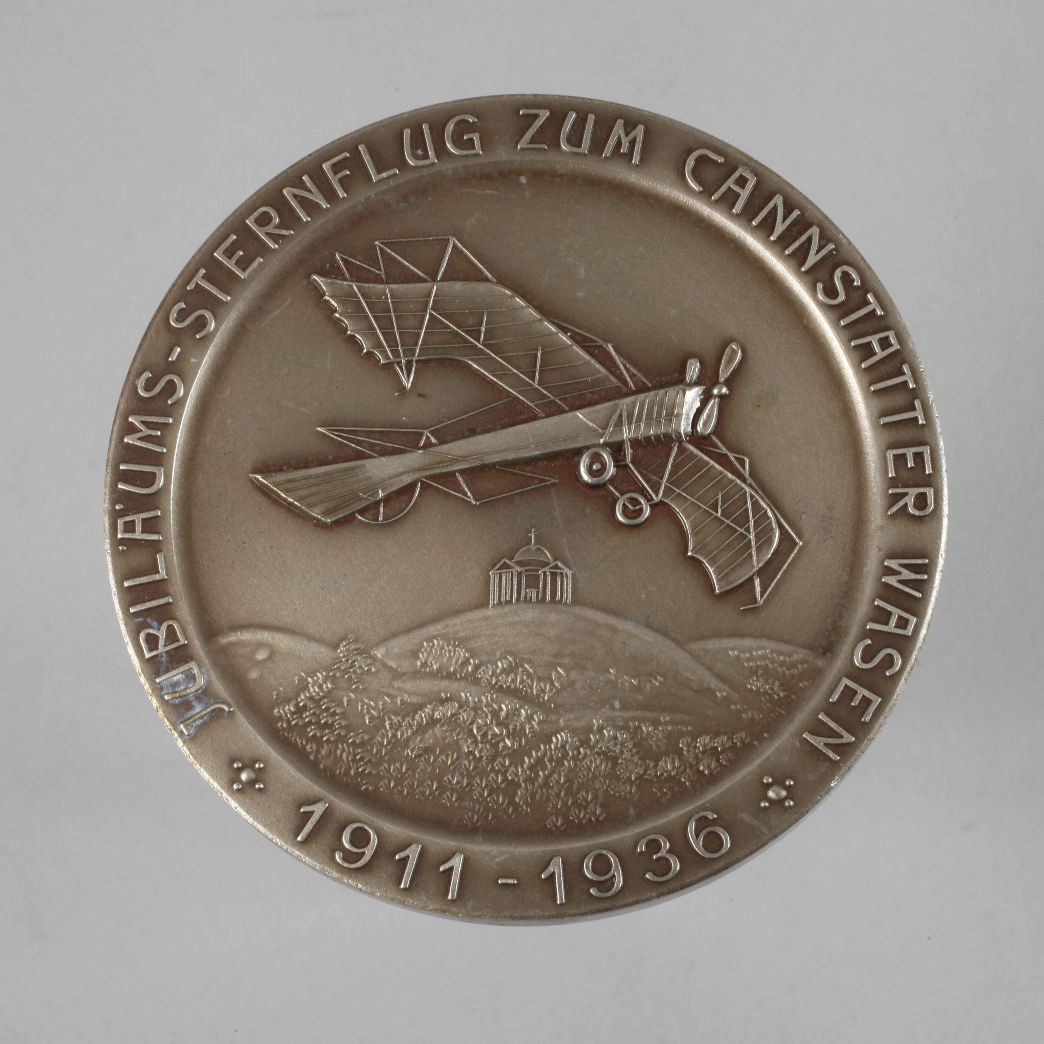 Medaille Sternflug zum Cannstatter Wasen 1936