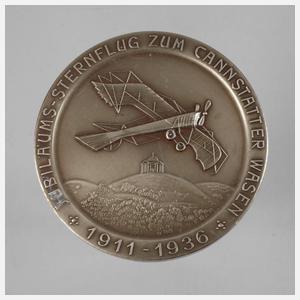 Medaille Sternflug zum Cannstatter Wasen 1936