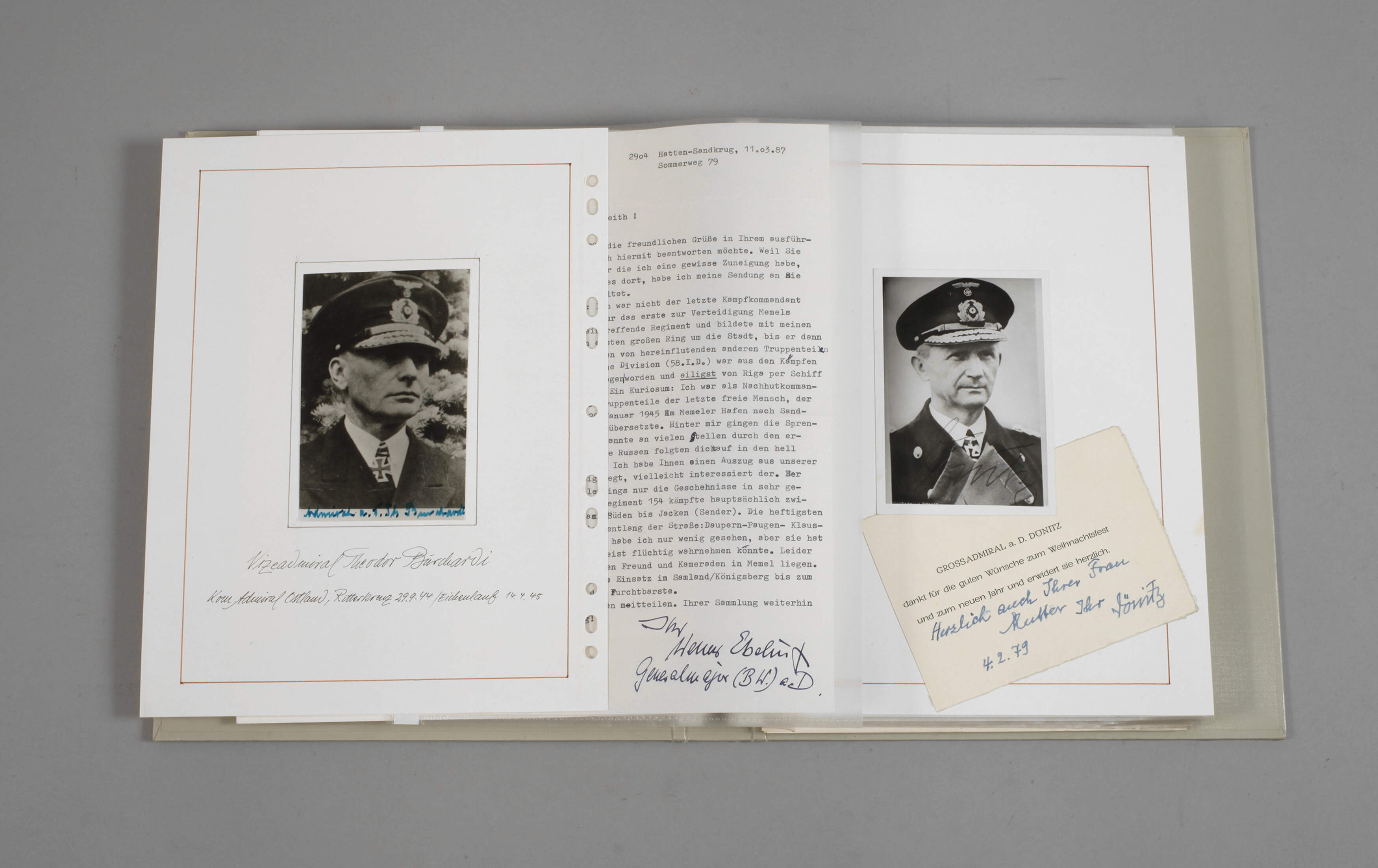 Autographensammlung Ritterkreuzträger