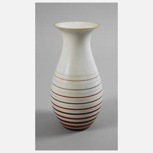 Allach Vase mit Streifendekor