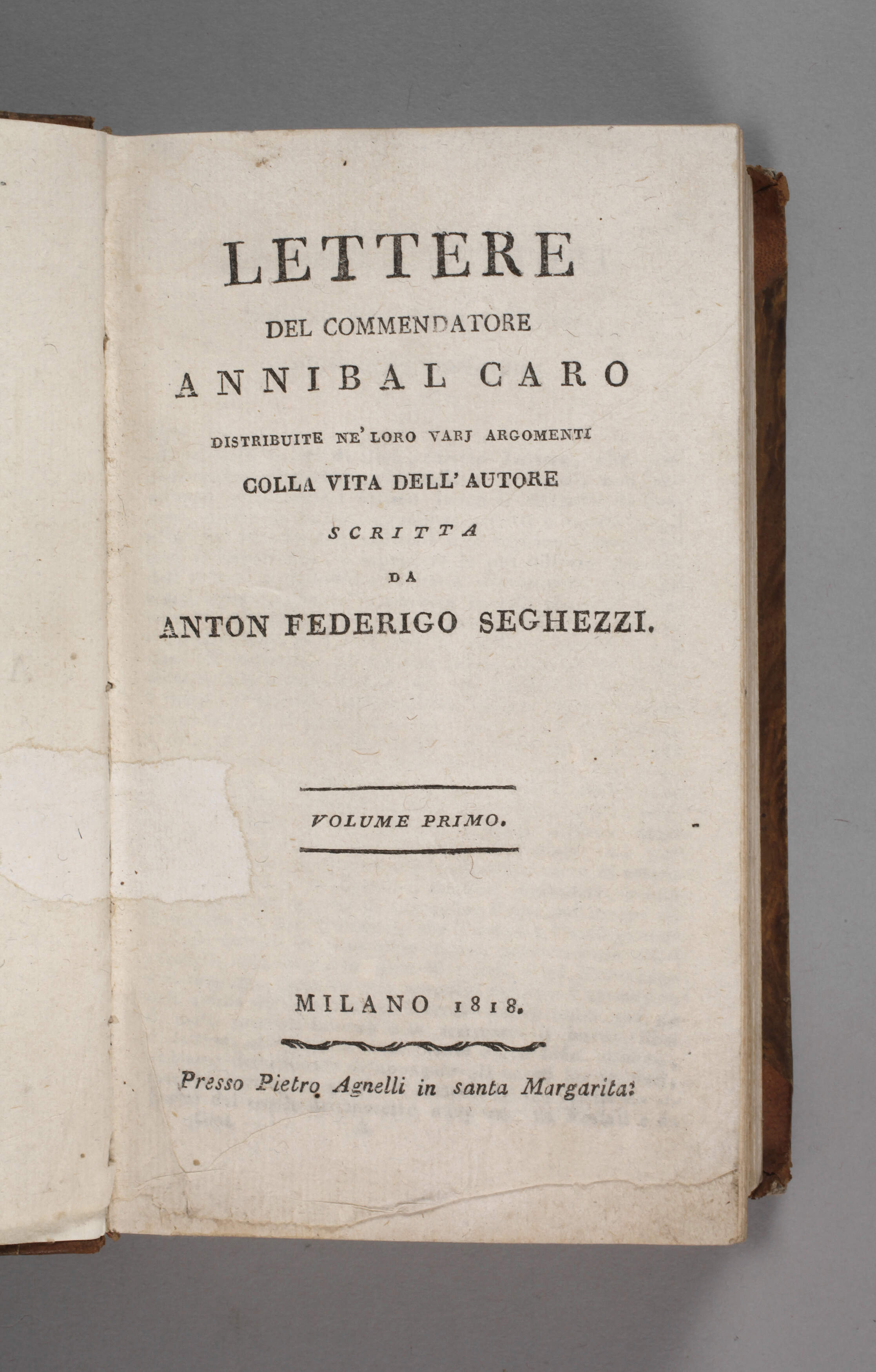 Lettere del Commendattore Annibal Caro