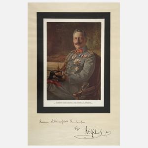 Autograph Kaiser Wilhelm II.