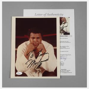 Muhammad Ali, Foto mit Autograph