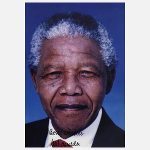 Nelson Mandela, Foto mit Autograph