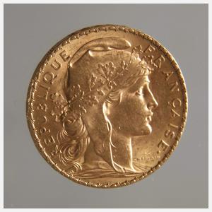 20 Goldfranc Frankreich