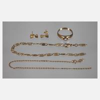 Konvolut Goldschmuck111