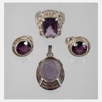 Konvolut Schmuck mit Amethysten111