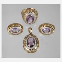 Schmuckset mit Amethysten111