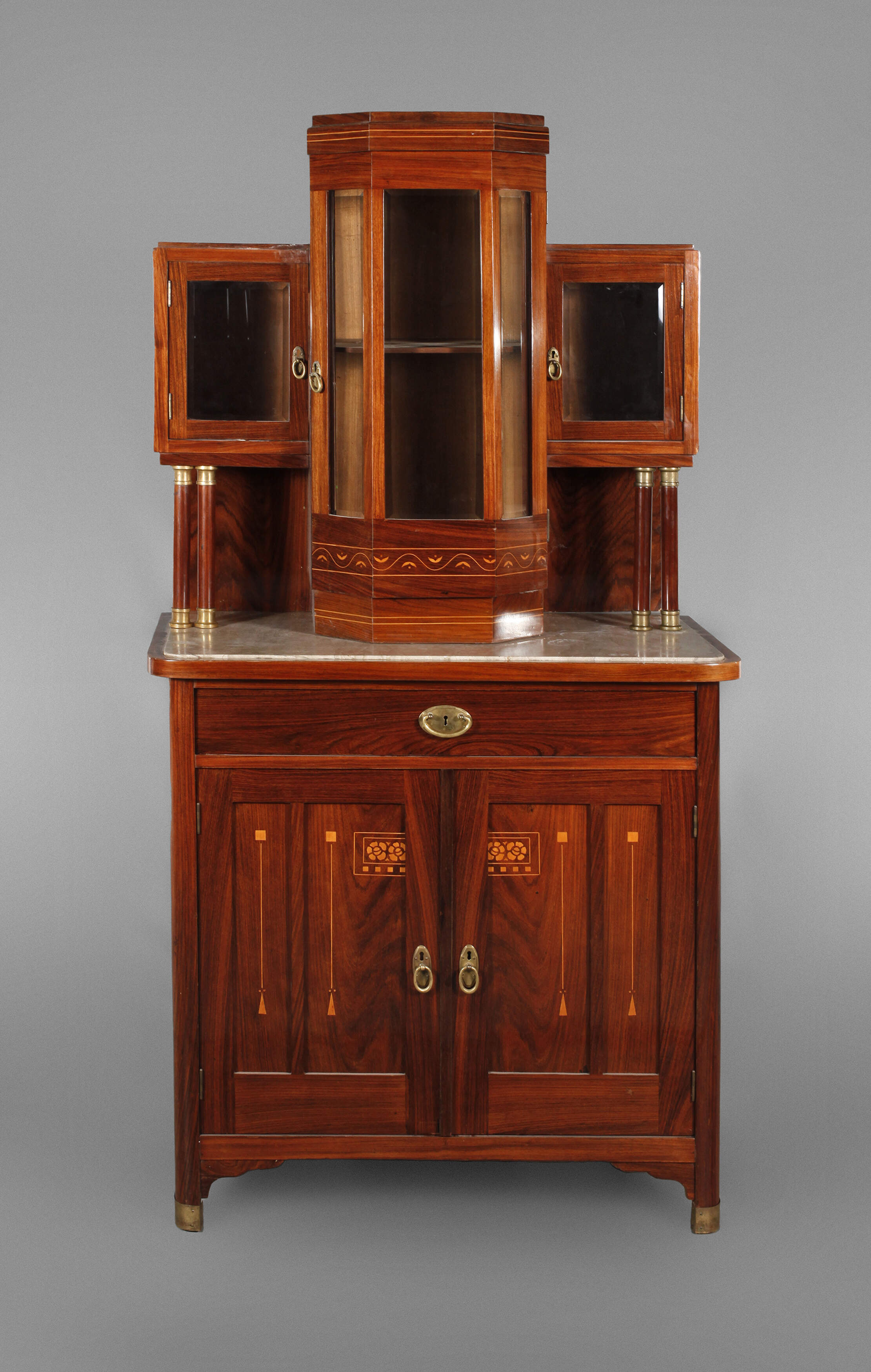 Vitrinenschrank Jugendstil