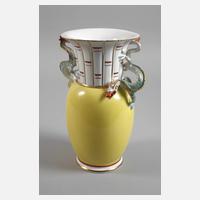 Meißen Teichert Drachenhenkelvase Art déco111