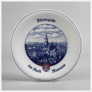 Meissen Ansichtenteller Meerane