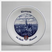 Meissen Ansichtenteller Meerane111