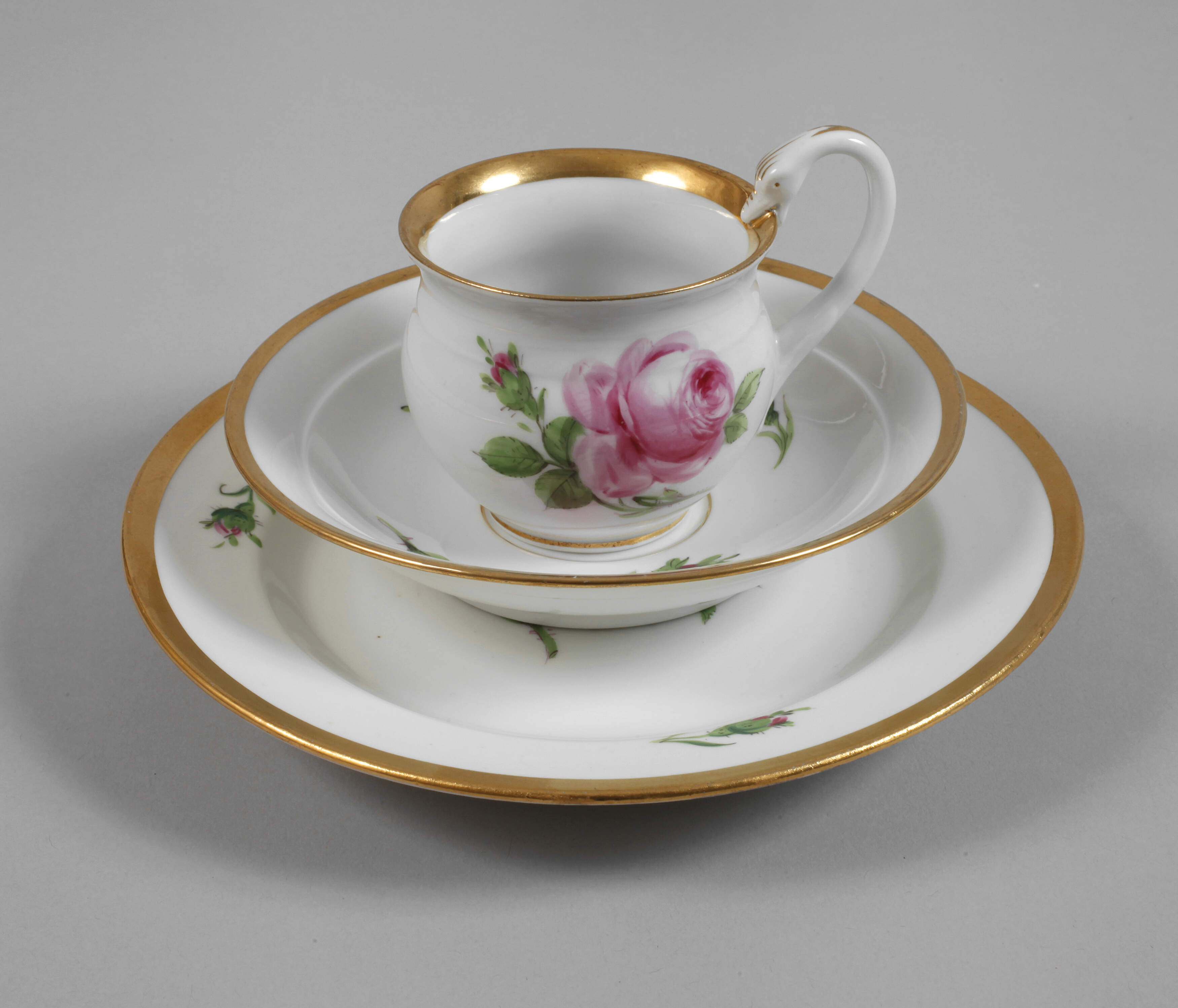 Meissen Gedeck "Rote Rose"