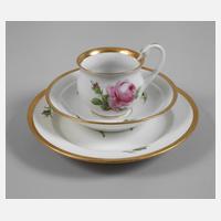 Meissen Gedeck "Rote Rose"111