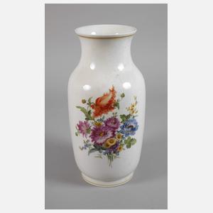 Meissen große Balustervase "Blumenbukett"