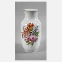 Meissen Balustervase Blumenmalerei111