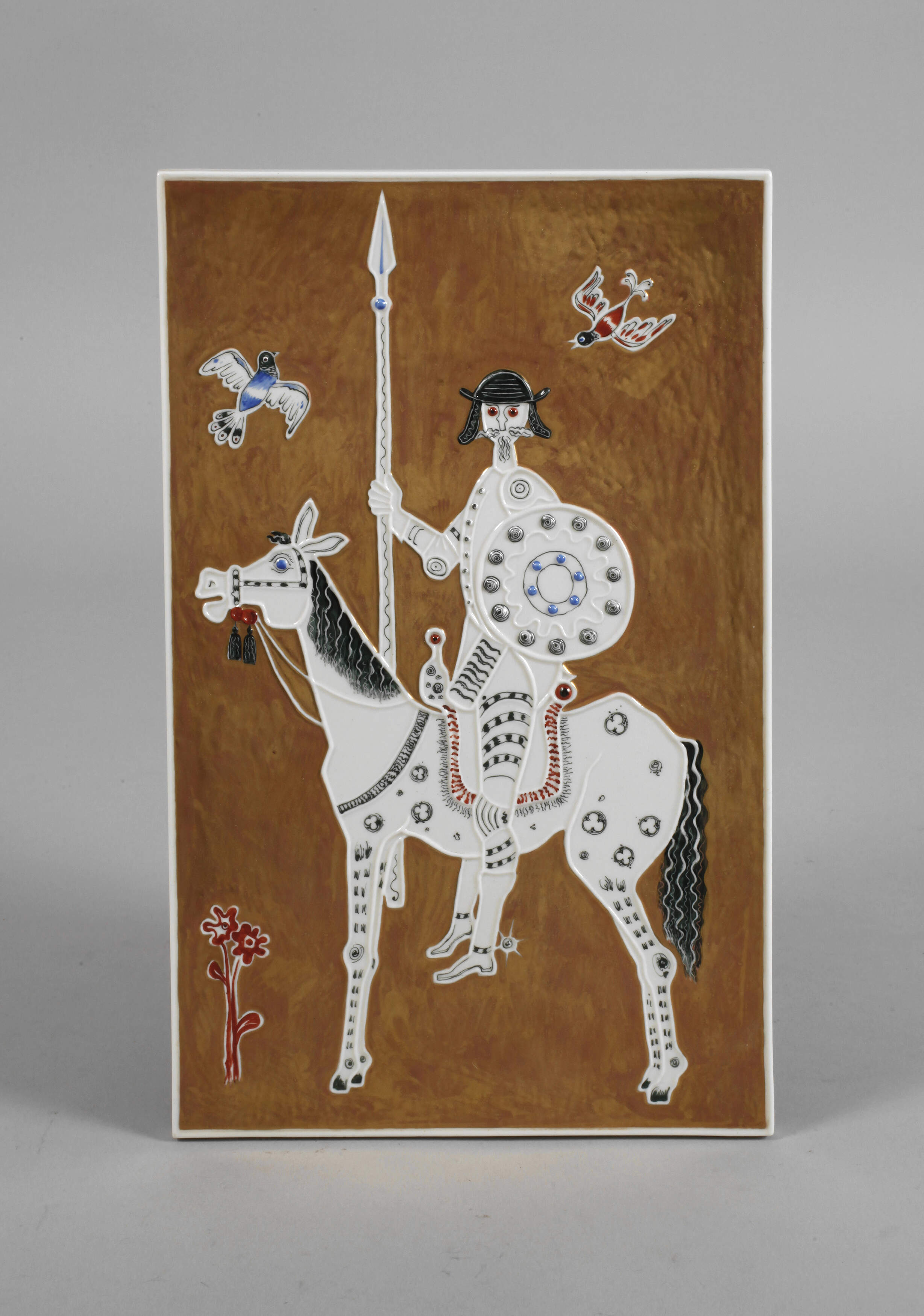 Meissen Reliefplatte "Don Quichotte"