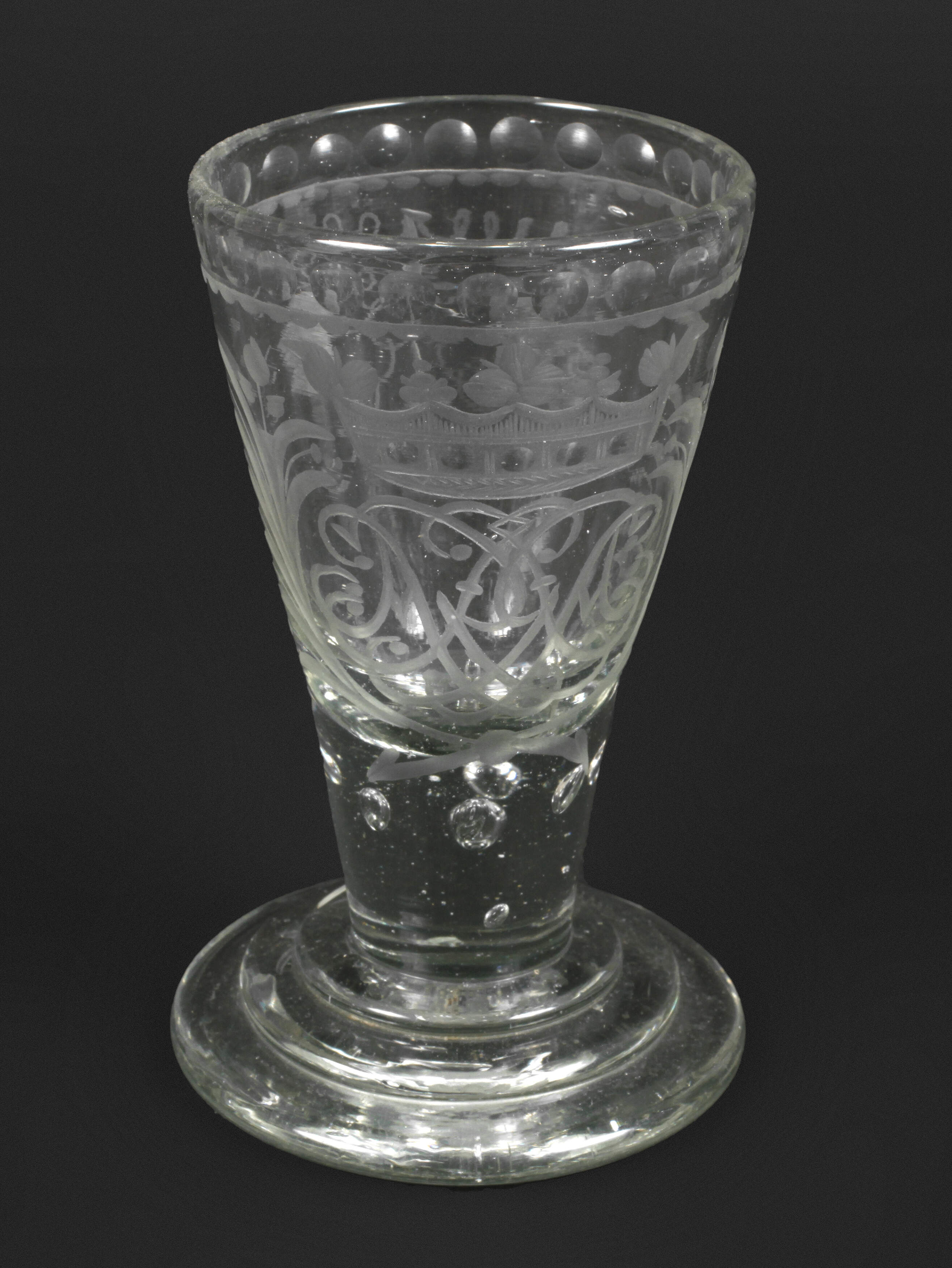 Barockes Glas aus Adelsbesitz