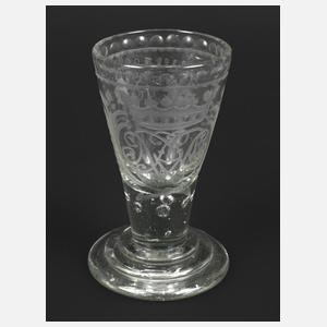 Barockes Glas aus Adelsbesitz