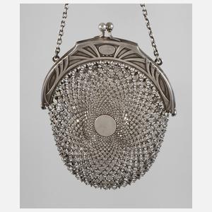 Theatertasche Silber Jugendstil