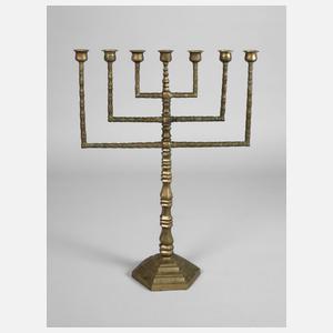 Judaica großer Menoraleuchter